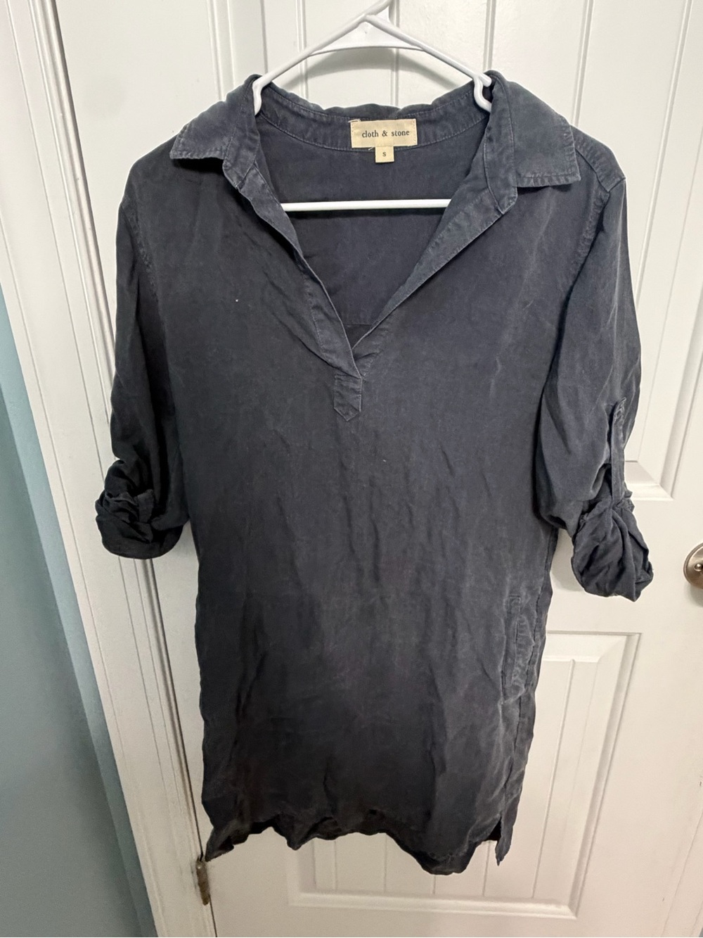 cloth & stone Charcoal Button-Up Shirt